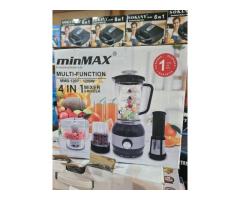 minMAX Multi-function MMB-126P 1200W 4-IN-1 Mixer Grinder Blender